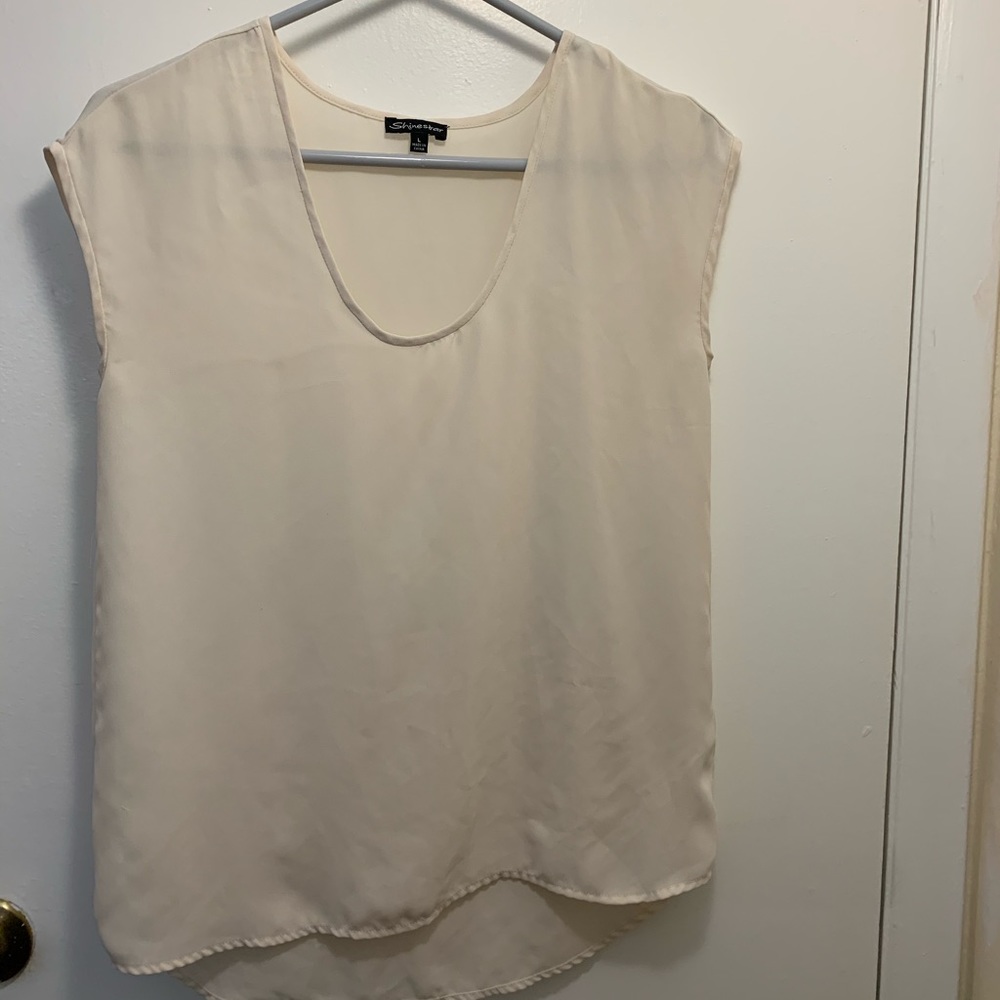 👝CREAM CASUAL TOP👝